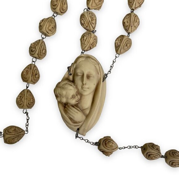 Extra Large Resin Wall Decor Hanging Rosary Catholic Religious Crucifix - Picture 2 of 8